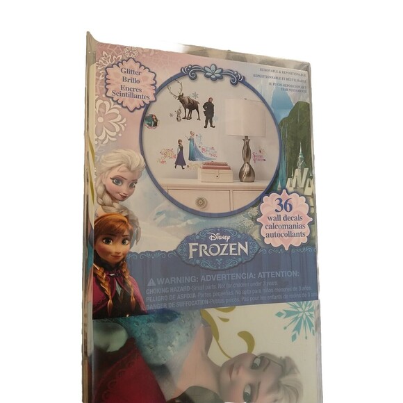 36 New Disney FROZEN ANNA ELSA OLAF Wall Decals Stickers Bedroom Decor Removable - Picture 2 of 6